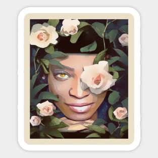 ROSE WOMAN Sticker